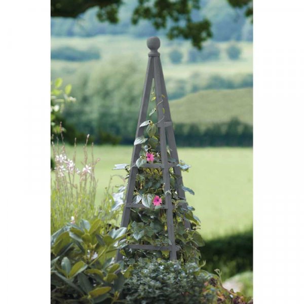 Woodland Obelisk - Slate Grey 1.9m