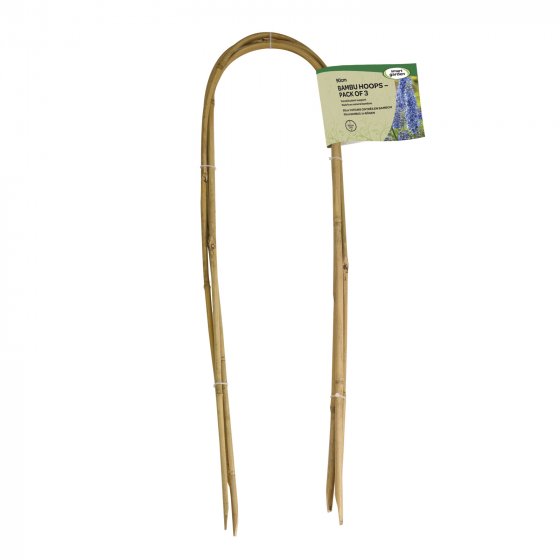 90cm Bamboo U Hoops, 3 Pack
