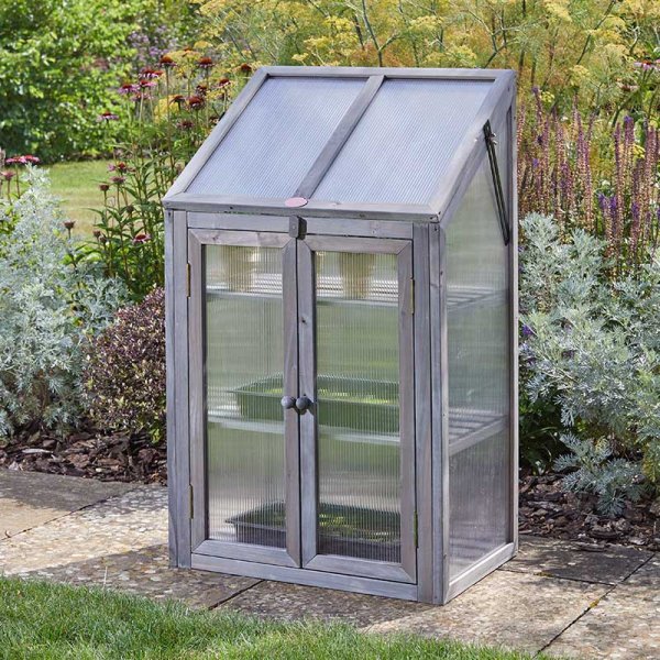 Timber GroZone - Grey Grow-house – Southwood Garden Centre