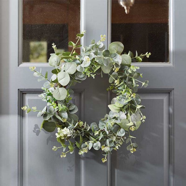 Eucalyptus Wreath Whirl Verde - 40cm