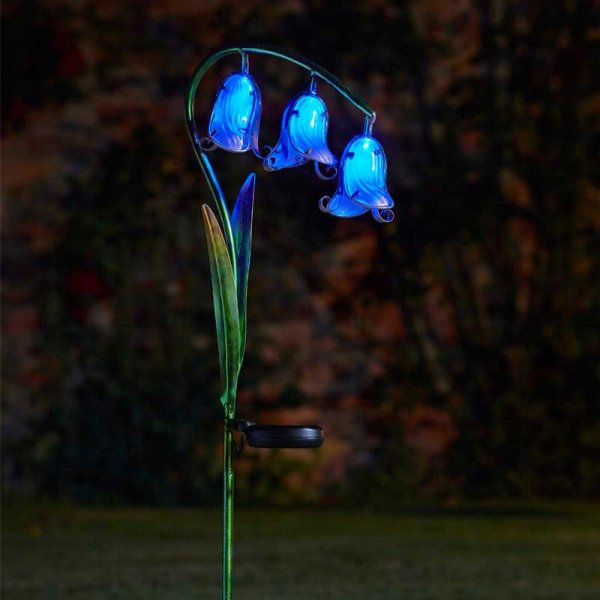 Bluebells Flower Stake- Solar Powered