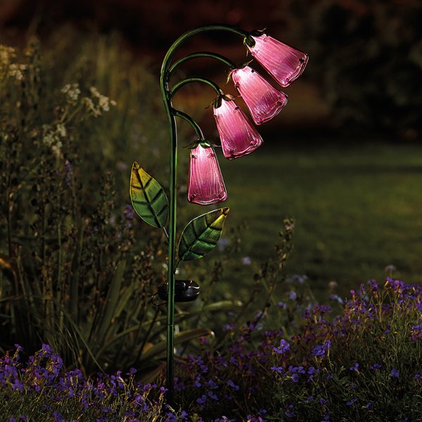 Foxglove Flower Stake- Solar Powered