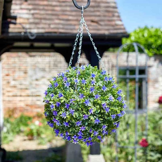 Hanging Topiary Lily Ball - 30cm