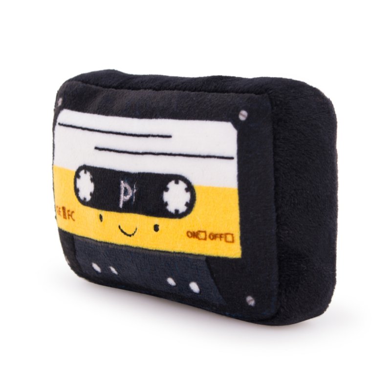 Petface Retro Cassette Tape Plush Dog Toy