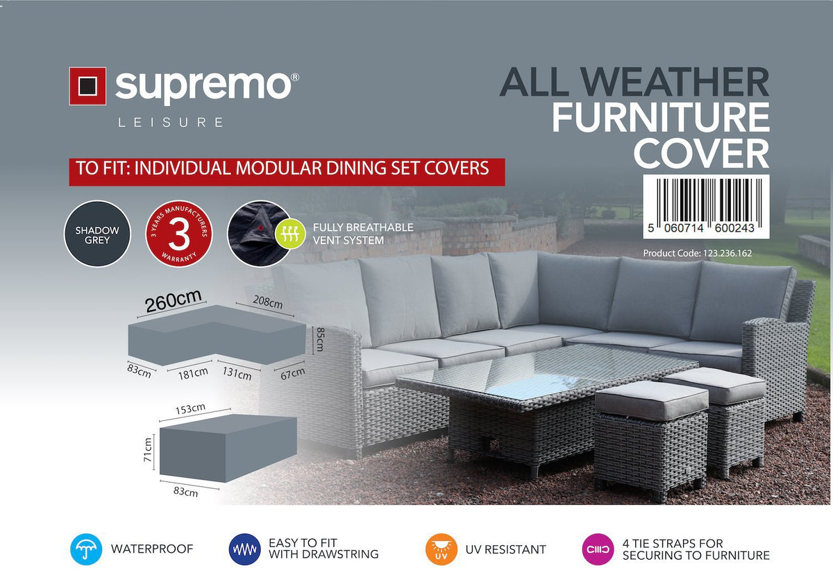 Supremo - Corner Modular Dining Set Garden Furniture Cover