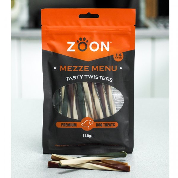 Mezze Menu Premium Tasty Twisters Dog Treats- Pack of 7