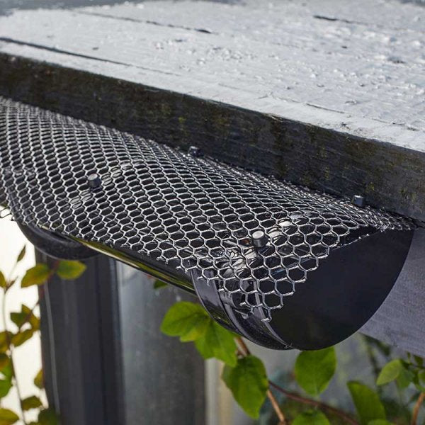 Black GutterMesh - 15cm x 6m
