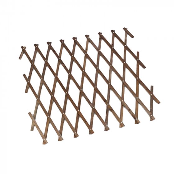 Heavy Duty Wooden Expanding Trellis Tan 1.8x0.9m, FSC 1