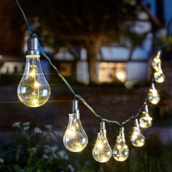Eureka! Lightbulb Solar String Lights