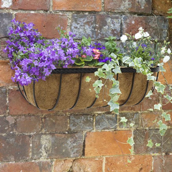 Saxon Wall Trough with Coco Liner - Various Sizes Available