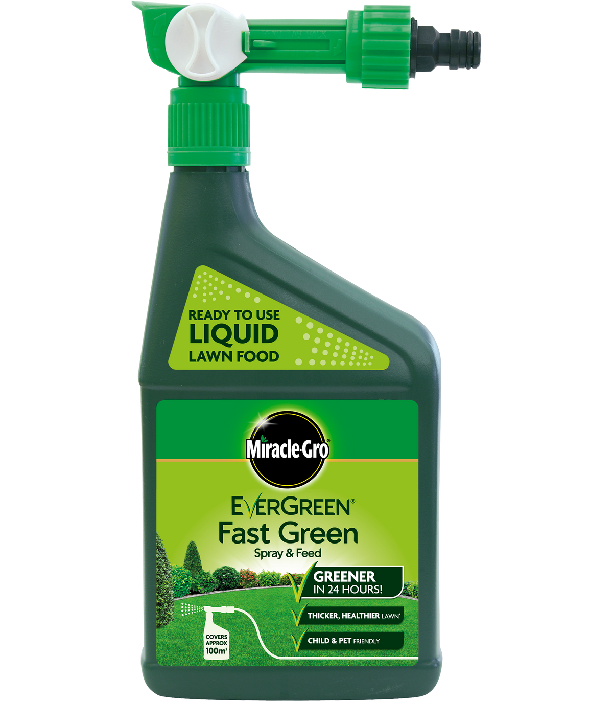 Miracle-Gro Evergreen Fast Green Spray & Feed- 1 Litre