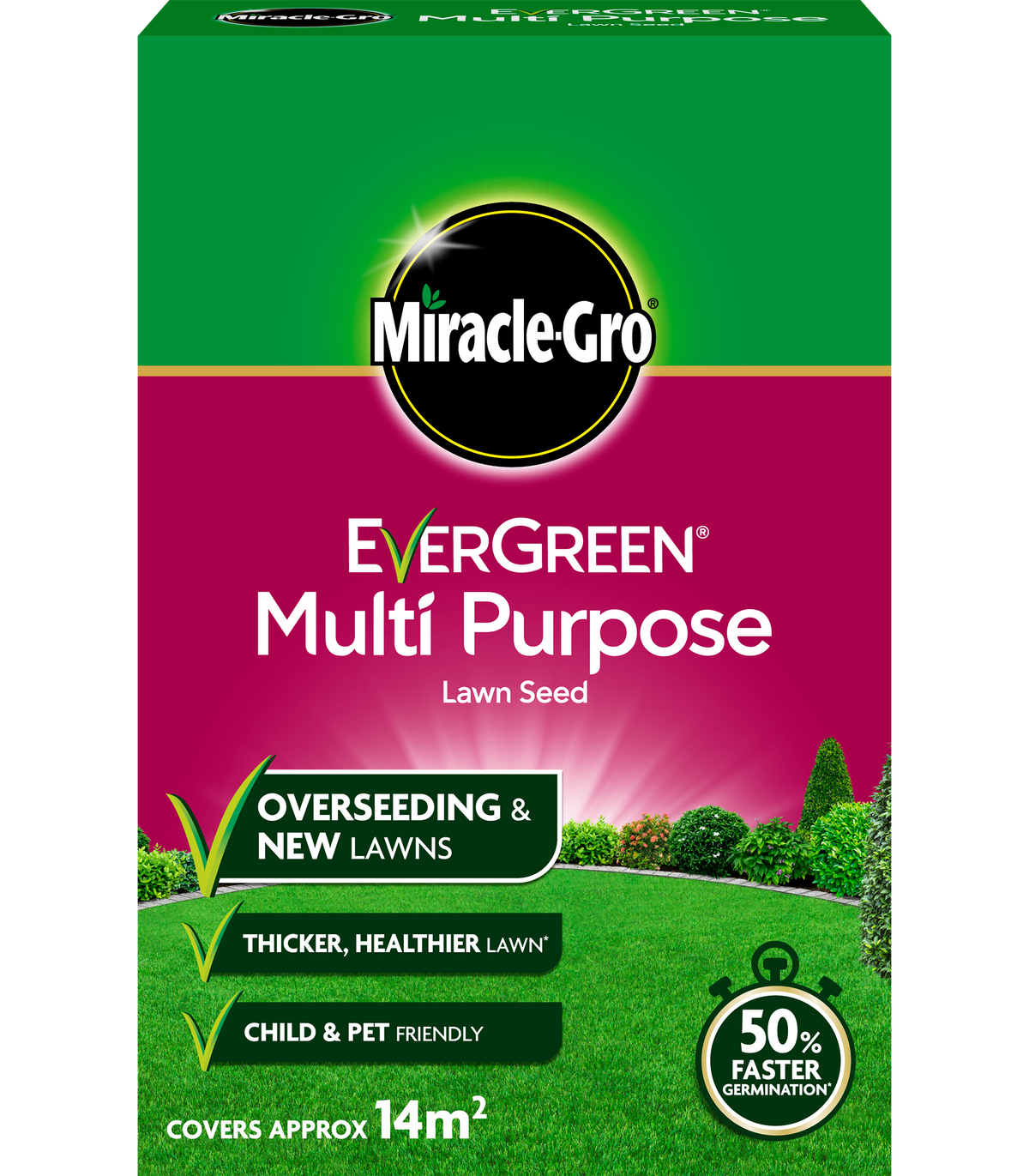 Miracle-Gro Evergreen Multi Purpose Lawn Seed- 420g